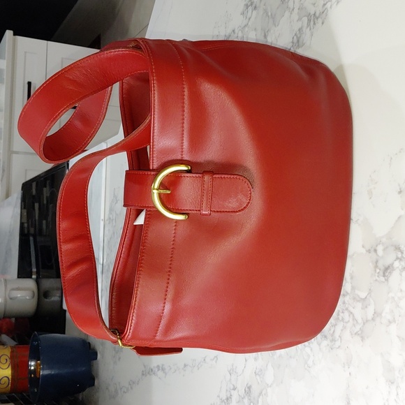 VINTAGE COACH 1997 13X10.5IN ELDRIDGE HOBO TOTE BAG - Picture 3 of 17